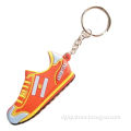 Custom sports shoes soft PVC fancy key chain for world cup promotion and decoration